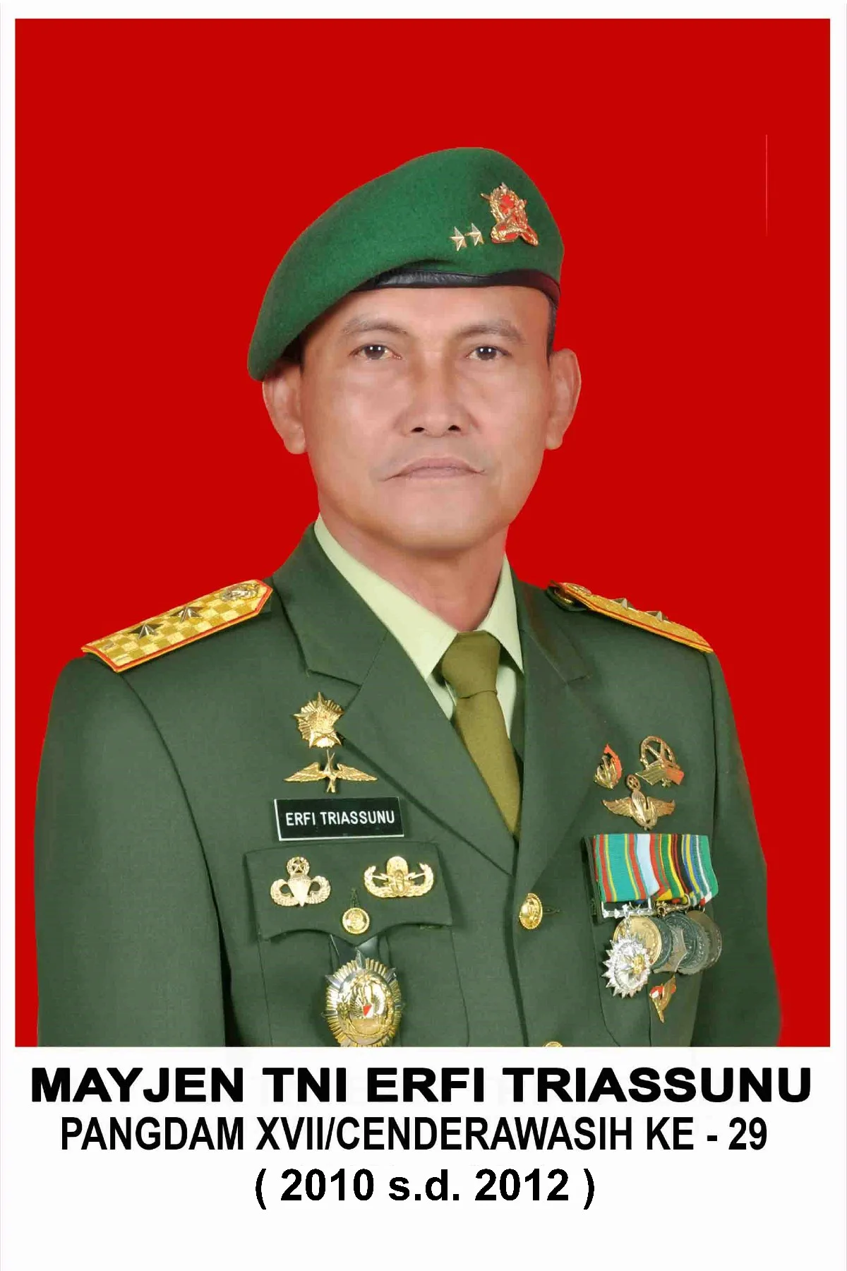 MAYJEN TNI ERFI TRIASSUNU