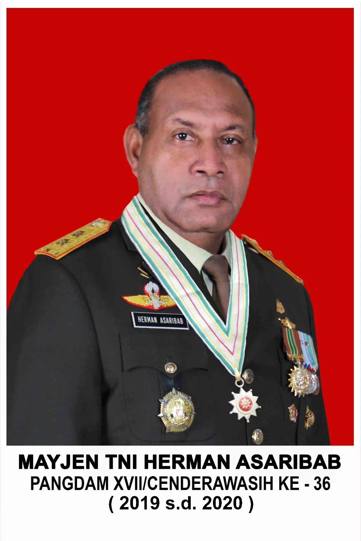 MAYJEN TNI HERMAN ASARIBAB