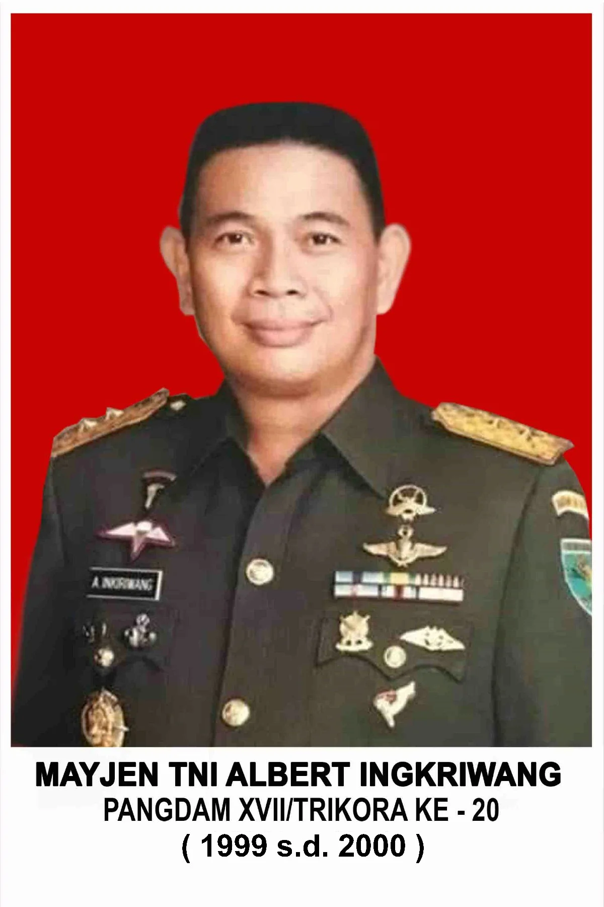 MAYJEN TNI ALBERT INGKRIWANG