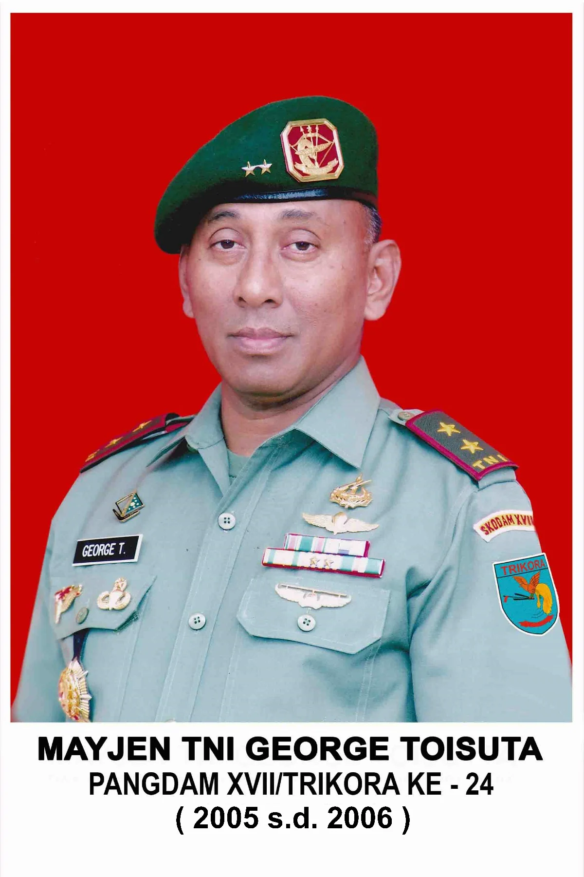 MAYJEN TNI GEORGE TOISUTA