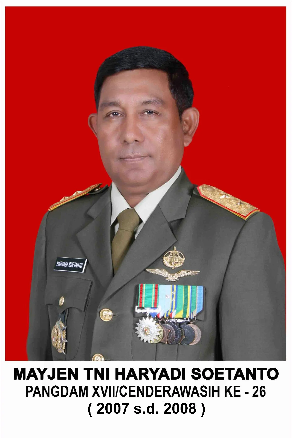 MAYJEN TNI HARYADI SOETANTO