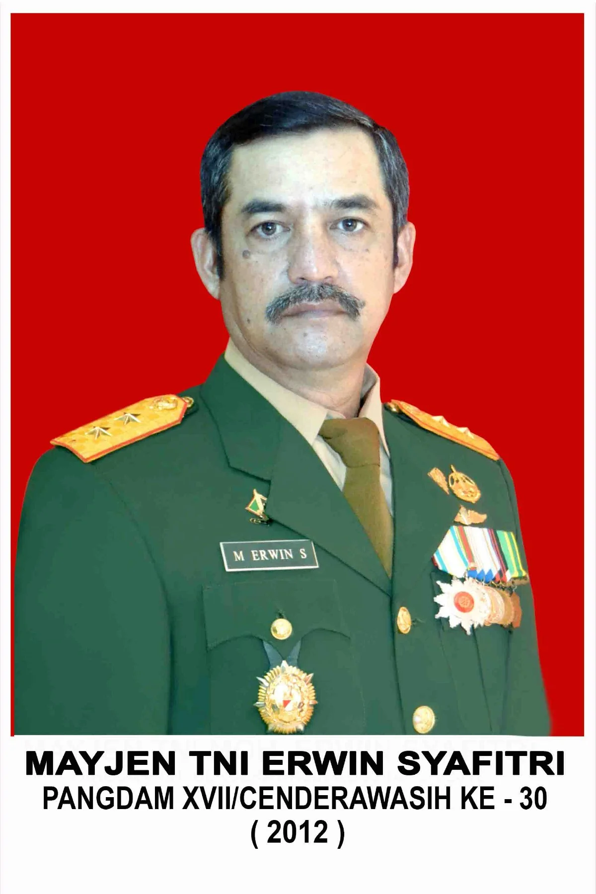 MAYJEN TNI ERWIN SYAFITRI