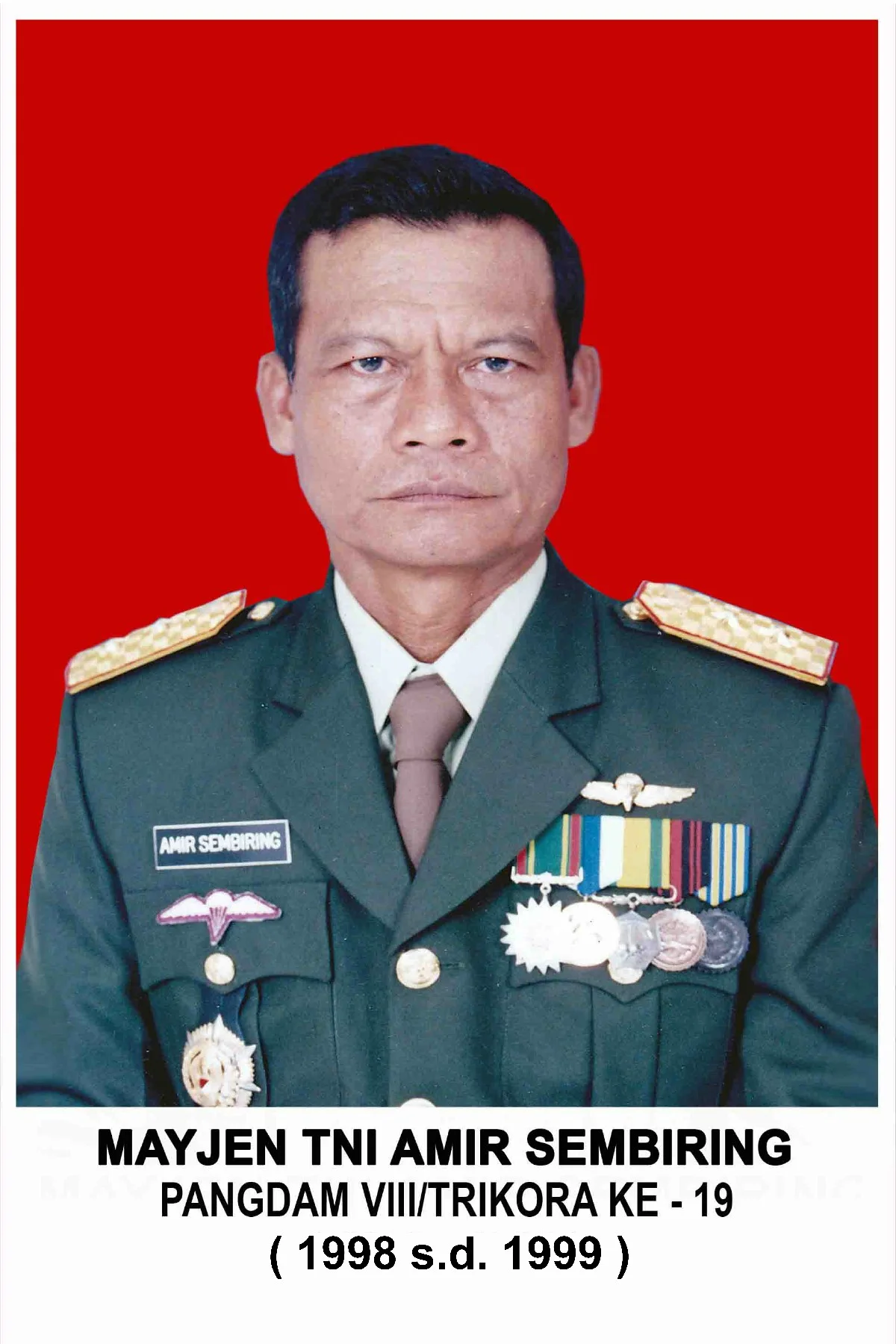 MAYJEN TNI AMIR SEMBIRING