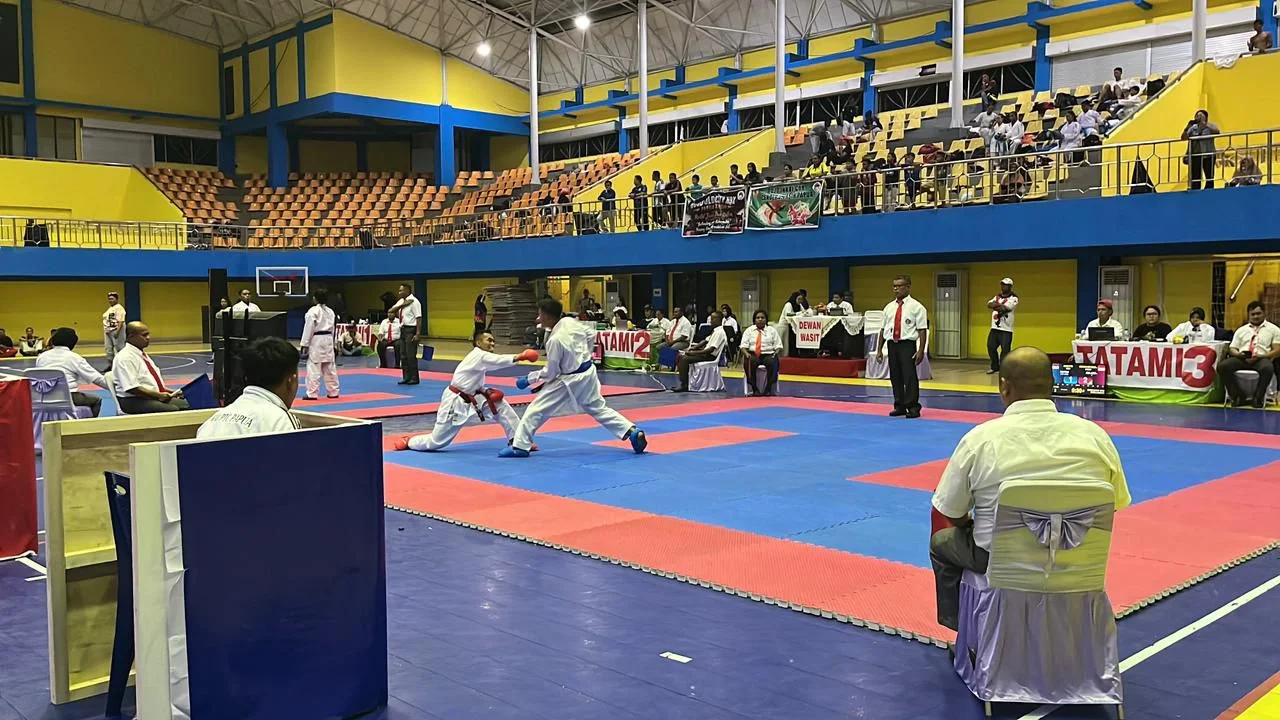Prajurit Yonif TP 810/BEM Ukir Prestasi di Ajang Karate Open 2026 Se-Papua Raya
