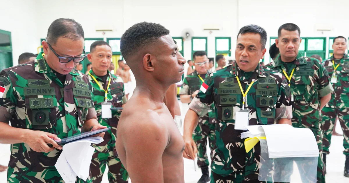 478 Calon Tamtama Ikuti Sidang Sub Panpus, Pangdam XVII/Cenderawasih Tekankan Rekrutmen Bersih dan Berkualitas