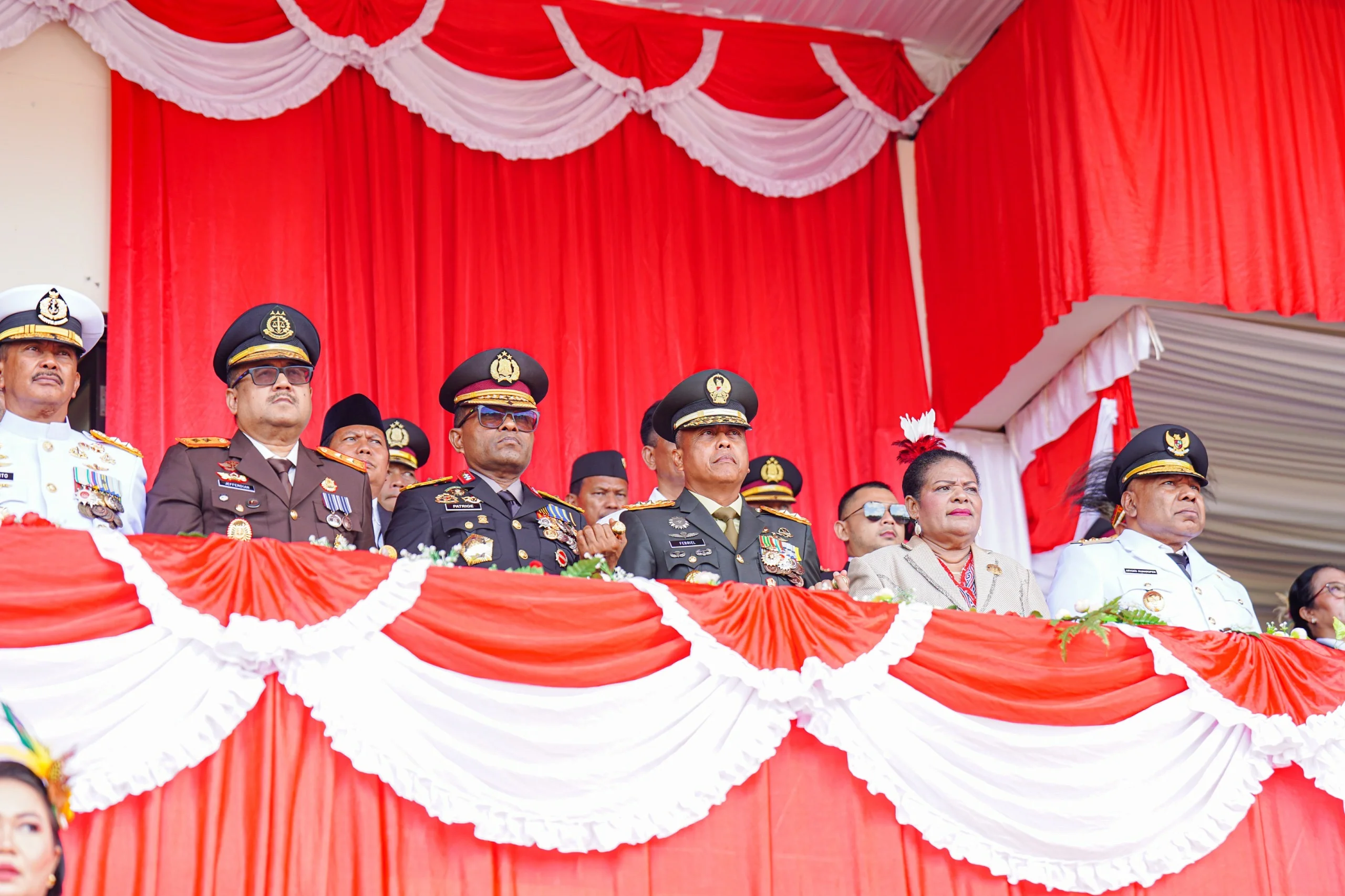 HUT ke-81 RI di Papua, Pangdam XVII/Cenderawasih Saksikan Pengibaran Sang Merah Putih