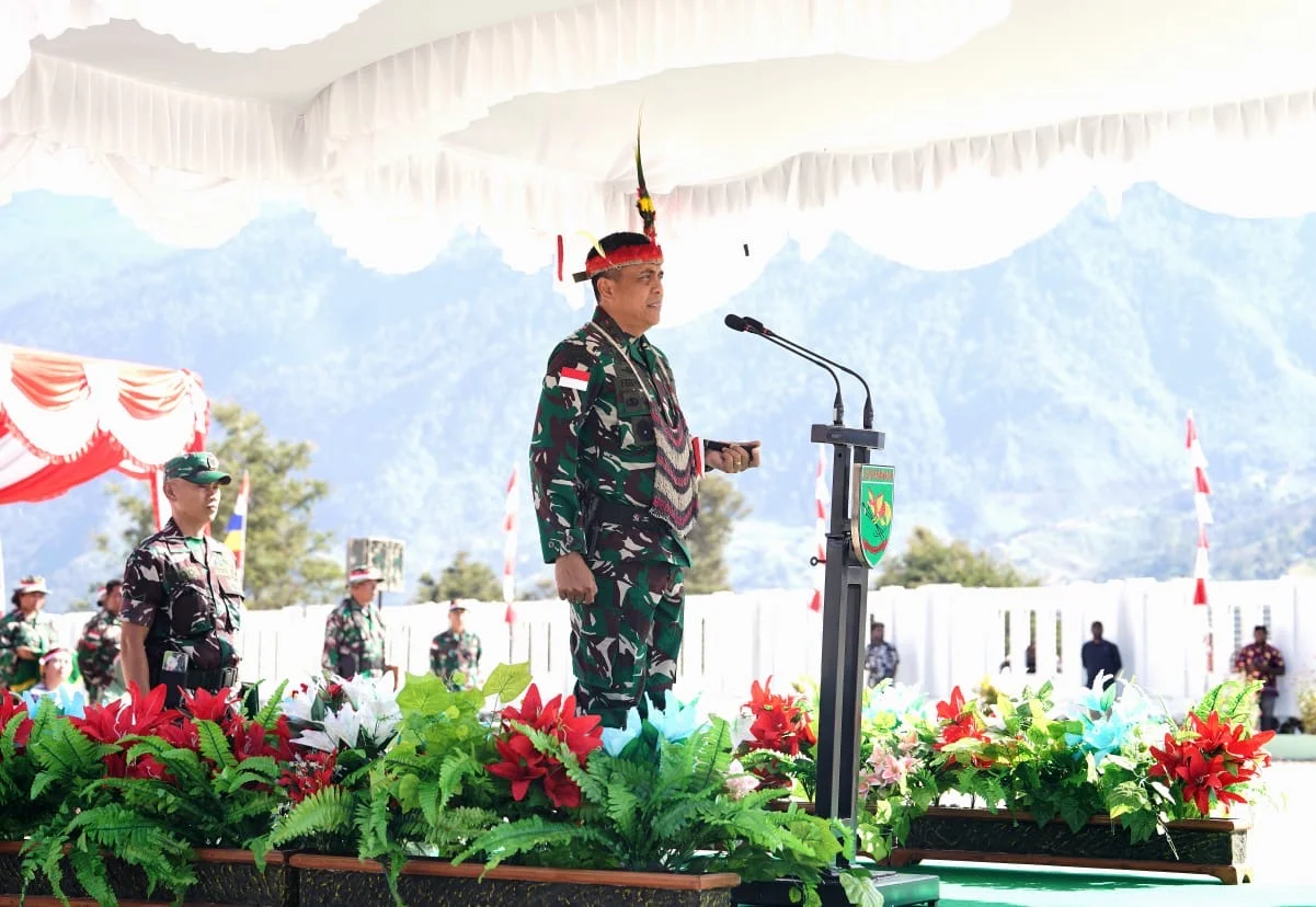 Pangdam XVII/Cenderawasih Resmikan Karya Bakti Skala Besar di Lanny Jaya, Perkuat Sinergi Membangun Papua Pegunungan
