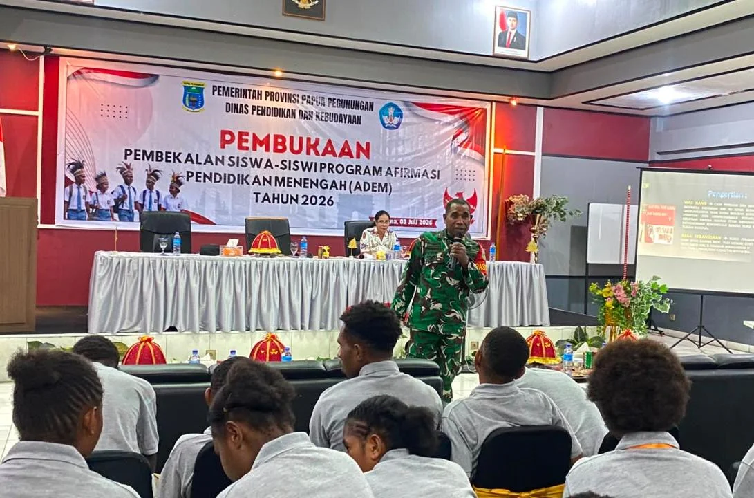 Gapai Mimpi dari Papua, Kodim 1702/Jayawijaya Tanamkan Semangat Kebangsaan kepada Peserta ADEM 2026