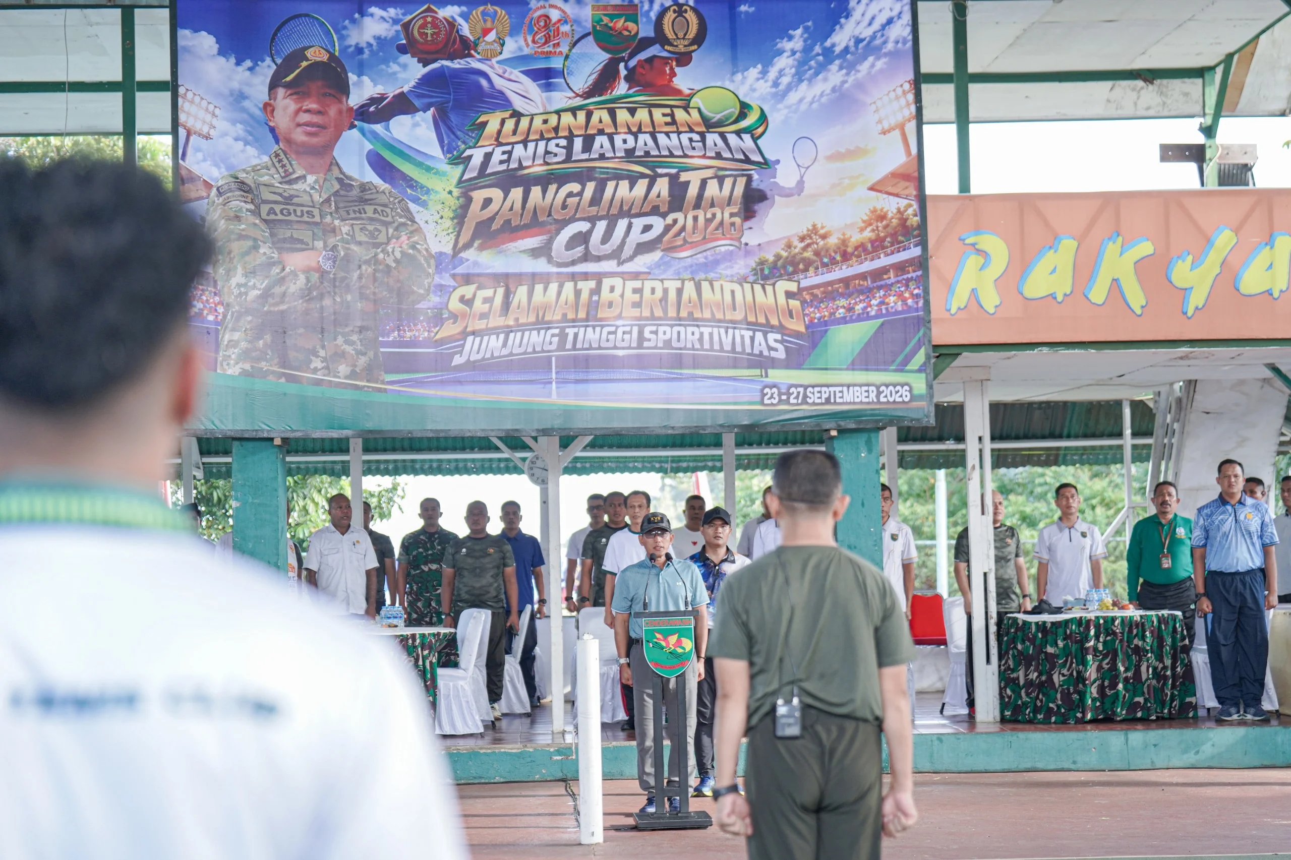 Panglima Cup HUT ke-81 TNI Resmi Bergulir, Tenis Lapangan Perkuat Soliditas di Papua