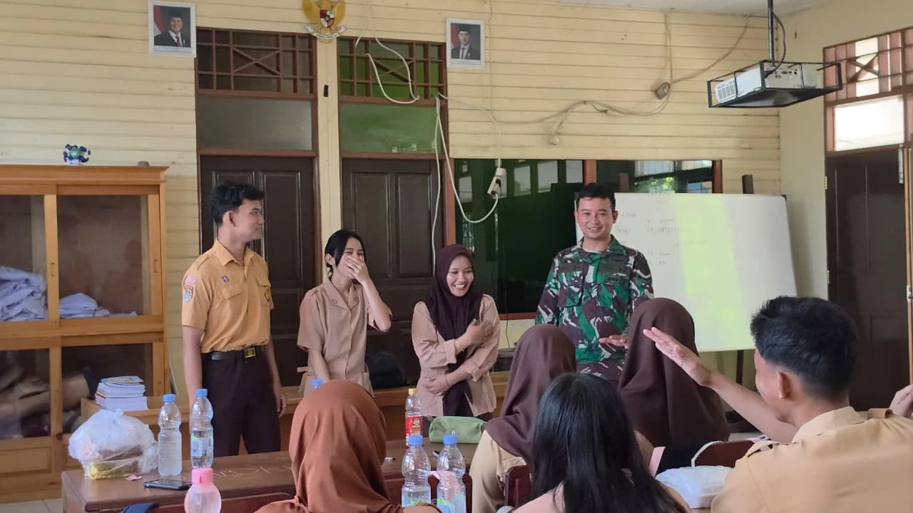 Brigif TP 82/WKB Motivasi Pelajar Nabire, Tanamkan Disiplin dan Semangat Meraih Cita-Cita