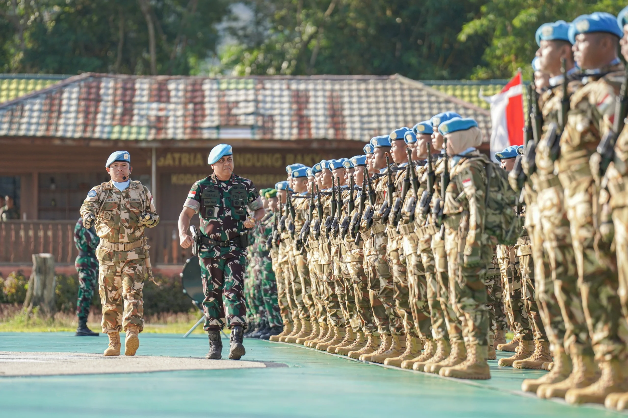 Pangdam Cenderawasih Sambut 80 Prajurit Satgas Kizi TNI Usai Sukses Jalankan Misi Perdamaian di Kongo