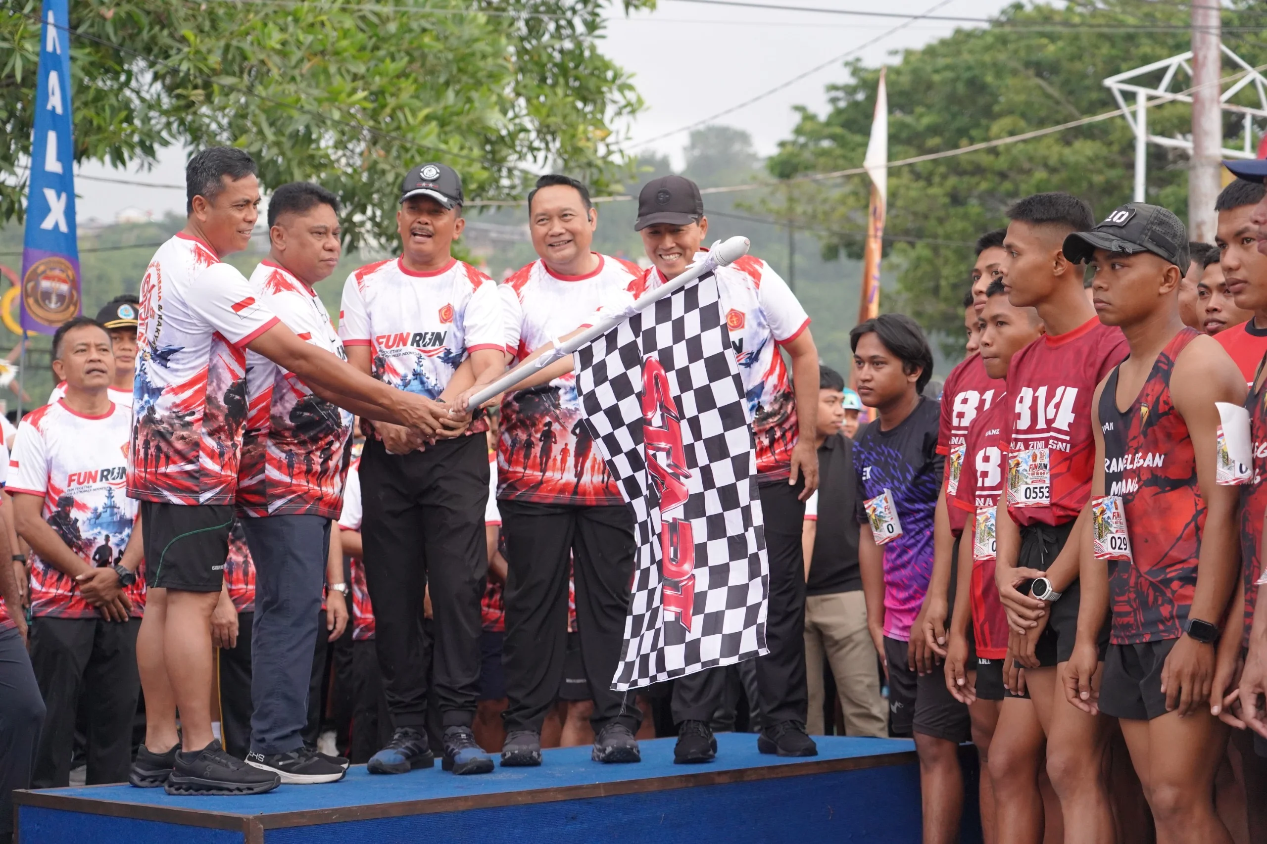 HUT ke-81 TNI, Fun Run di Jayapura Satukan TNI-Polri dan Masyarakat